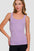 Zenana Ribbed Scoop Neck Tank in purple, flattering scoop neck, ribbed texture, perfect for layering.