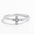 925 sterling silver zircon cross ring with sparkling stones.