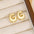 18K Gold-Plated Bubble Letter Stud EarringsMyMooiaTrendsiPieces: 1-pair
Material: 18K gold-plated, Copper
Care instructions: Avoid wearing during exercise, as sweat will react with the jewelry to produce silver chloride an18K Gold-Plated Bubble Letter Stud Earrings