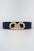 Zinc Alloy Buckle Elastic Belt