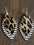 PU Leather Leaf Dangle EarringsMyMooiaTrendsiPieces: 1-pair
Material: Alloy, PU
Care instructions: Avoid wearing during exercise, as sweat will react with the jewelry to produce silver chloride and copper sulfiPU Leather Leaf Dangle Earrings