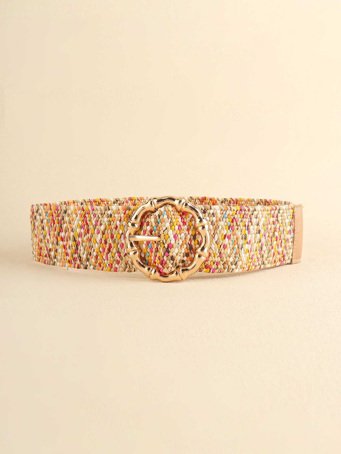 Multicolored Wide Belt