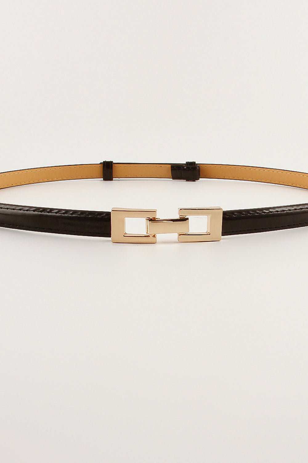 PU Skinny Belt