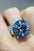 20 Carat Moissanite 925 Sterling Silver Ring on finger