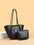 PU Leather Shoulder Bag with Pouch