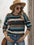 Full Size Striped Round Neck Long Sleeve T-Shirt Plus Size