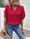 '-Neck Half Sleeve BlouseMyMooiaTrendsiFeatures: Lace
Sheer: Opaque
Stretch: No stretch
Material composition: 95% polyester, 5% spandex
Care instructions: Machine wash cold. Tumble dry low.
Imported
ProduLace Detail V-Neck Half Sleeve Blouse