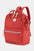 Himawari waterproof backpack with arcuate shoulder straps and handles, large size, red.