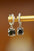 2 Carat Moissanite 925 Sterling Silver Drop Earrings with platinum plating.