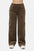 Elastic waist corduroy cargo pants with pockets, soft fabric, and relaxed fit.