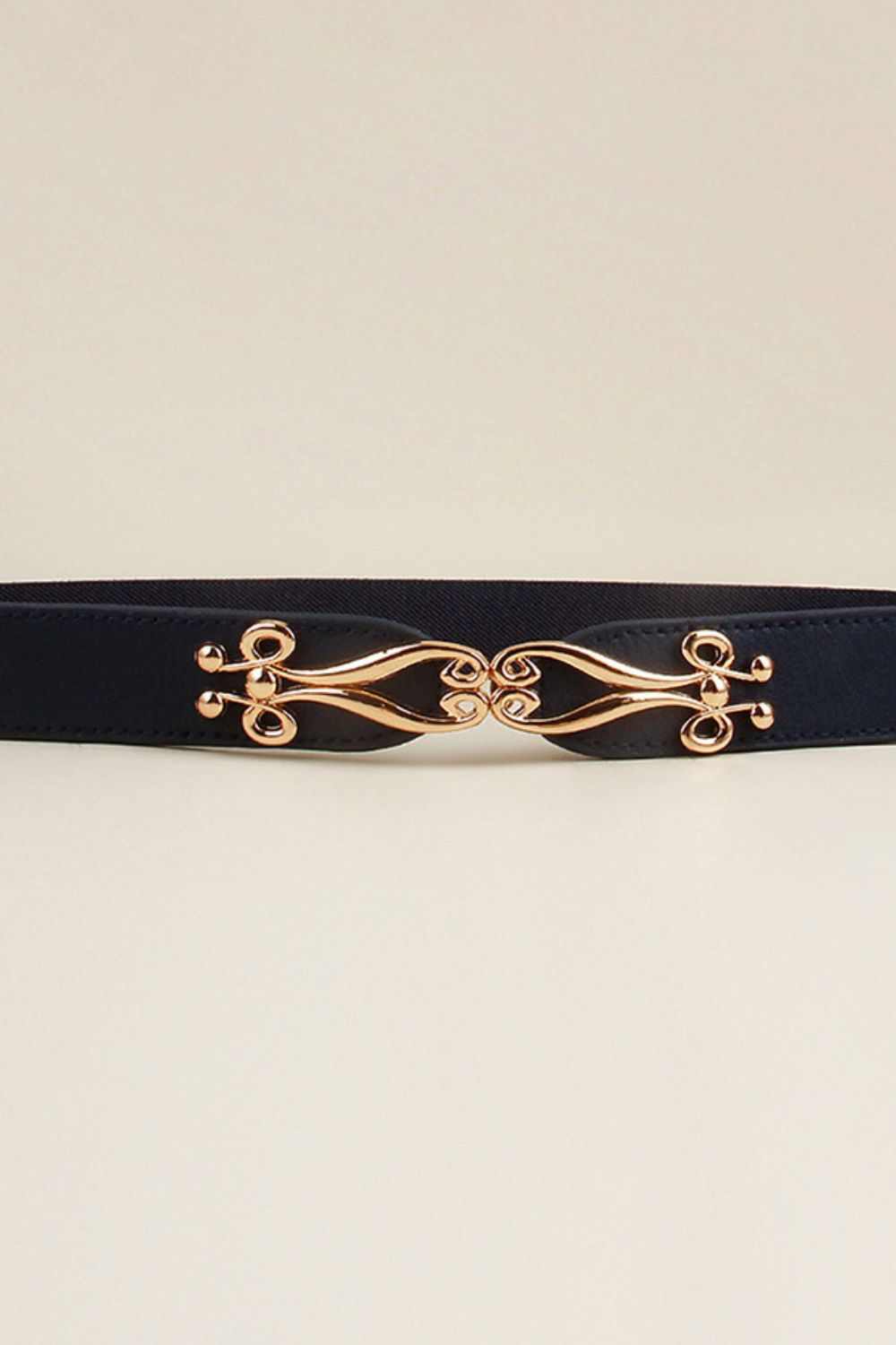 Alloy Buckle Elastic Belt