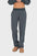 Elastic waist fleece pants with pockets, comfortable fit, cozy fabric.