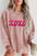 XOXO Sequin Round Neck Dropped Shoulder SweatshirtMyMooiaTrendsiFeatures: Sequin
Sheer: Opaque
Stretch: No stretch
Material composition: 100% polyester
Care instructions: Machine wash cold. Tumble dry low.
Imported
Product measurXOXO Sequin Round Neck Dropped Shoulder Sweatshirt