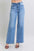 Judy Blue Full Size Wide Leg Jeans with Pockets, high waist, moderate stretch.