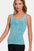 Zenana Ribbed Scoop Neck Tank in blue, versatile and stylish for any wardrobe.