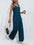 Scoop Neck Tie Shoulder Jumpsuit