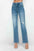 bytos full size distressed high rise straight jeans with ripped details and pocketed design.