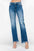 bytos Full Size Raw Hem Distressed Mid Rise Straight Jeans with edgy and timeless style.