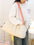 Oxford Cloth Adjustable Strap Large Capacity Crossbody BagMyMooiaTrendsiBag size: Large
Material: Oxford cloth
Imported
Product Measurements (Measurements by inches) &amp; Size Conversion

Size
Actual Height
Actual Width
Actual Length


Oxford Cloth Adjustable Strap Large Capacity Crossbody Bag