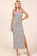 Mittoshop Striped Scoop Neck Sleeveless Maxi Dress with Side Slit