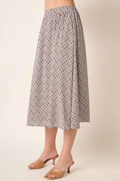 Mittoshop Printed Midi Skirt