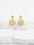 18K gold-plated 925 sterling silver star shape earrings with zircon embellishments.