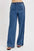 RISEN full size elastic waist wide leg jeans with pocketed design.