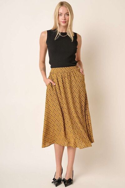 Mittoshop Printed Midi Skirt